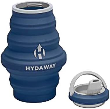 Hydaway PDC18SEA Collapsible Water Bottle, Seaside Blue, 18-oz. - Quantity 6