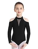 Freebily Kids Girls Turtleneck Spandex Long Sleeve