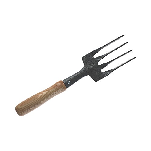 AB Tools-Toolzone Garden Hand Fork Shovel Spade Digging Gardening Tool with Wooden Handle - Thumbnail 3