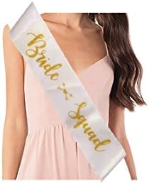 Bride Squad Sash - Bachelorette Party Sash Bridal Shower Wedding Decor
