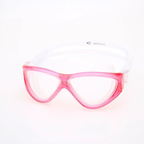 Swimming Goggles, Yannic Oversize 2.0 Swim Goggles No Leaking Anti Fog UV Protection (pink)