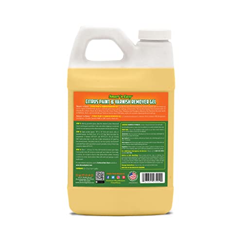Smart 'n Easy Citrus Paint & Varnish Remover Gel Strips up to 15+ Layers of Acrylic, Latex