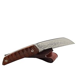 MASALONG VG10 Damascus Short tanto knife kni198