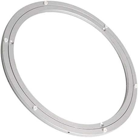Silver Silver - Aluminium Rotating Turntable Bearing Swivel Plate 16 Inch Silver - Bearings Shampoo Onyx Spoons Earrings Silverware Plate Coin Cleaner Disposable Dresses Jewelry Rings Electrod