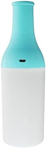 TERUTERU - Mini Bottle USB Lamp LED Humidifier Ultrasonic AromatherapyMist Air Diffuser Purifier Home Office (Blue)