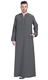 Dark Grey Kashibo Thobe
