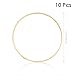VOSAREA Wooden Bamboo Ring,10 pcs Wooden Hoops for Crafts - Embroidery Hoops Dreamcatcher Hoops Rings (20cm Diameter)