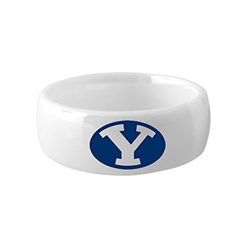 CTR Ring Sales T300 BYU White Diamond Ceramic w/Color Graphic Size 7-13 One Moment in Time