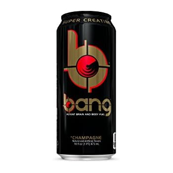 energy drink bang champagne caffeine calories vpx vital pharmaceuticals count zero oz fl