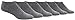 adidas Men's No Show Athletic Socks 6-pack