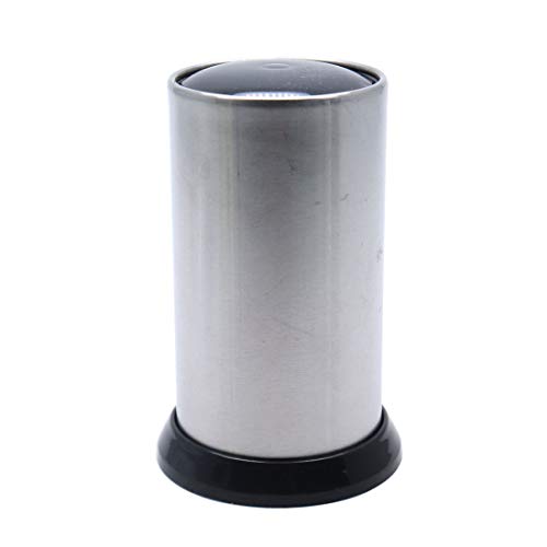 Sscon Stainless Steel Automatic Pop-up Toothpick Holder Cotton Swabs Holder Dispenser, Black