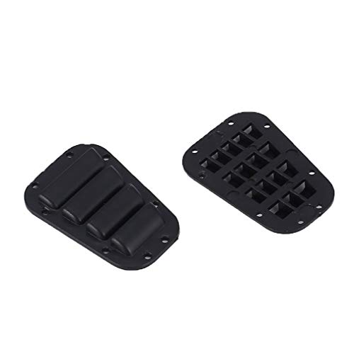 shepoIseven 2pcs RC Decoration Motor Cover Side Air Intake Grille for Traxxas TRX-4 1/10 RC Crawler Climbing Car Spare Parts Accessories