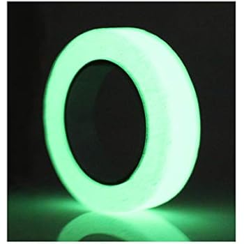 Indoor or Outdoor luminescent Glow In the Dark Anti Slip Adhesive Tape, 1 Inch x 16.4 Feet luminous Non Slip Safety Tape, Grip Traction Tape, Abrasive Non Slip Tape For Floor, Stairs, Steps