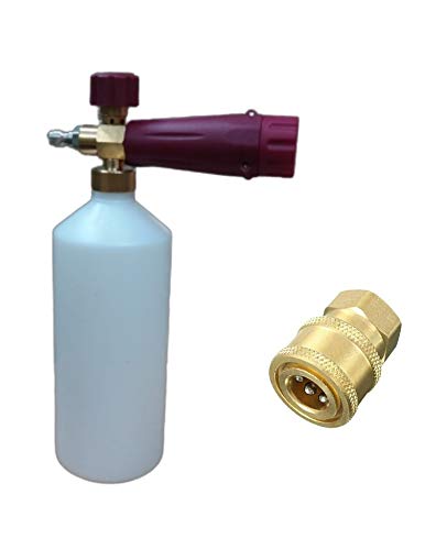 G-Force Pressure Washer Spray Gun Foam Bottle with Quick Connection for Car Washer