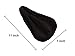 SHINSHIN Bike Gel Seat Cushion Cover 10.5″x7″ Soft Comfortable Bicycle Saddle Pad for Spin Class or Outdoor Biking (Black)thumb 3