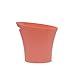 Umbra 082610-180 Skinny, Coral Sleek & Stylish Bathroom Trash, Small Garbage Can, Wastebasket for Narrow Spaces at Home or Office, 2 Gallon Capacity, Single Pack