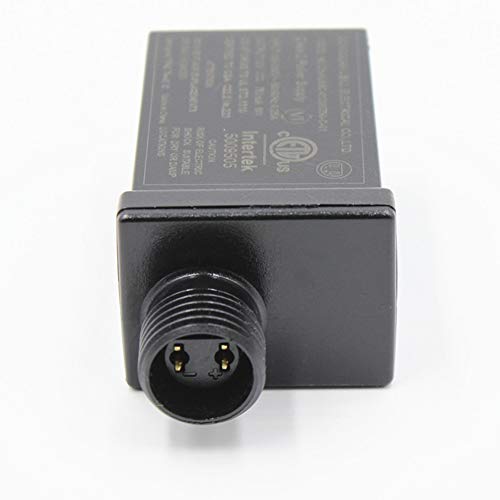 6V LED Power Supply Low Voltage LED Transformer Class 2 Power Supply Waterproof IP44 Seasonal Use LED Driver US Plug LED Adapter For String Light, Projector Light, Lawn Lamp (6V1A)