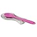 iDesign Forma Spoon & Spatula Rest for Kitchen Countertops - Brushed Stainless Steel