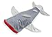 Lovely Pumpkins Shark Tail Blanket for Kids | Shark Sleeping Bag from Exciting Fun and Durability Guaranteed (3-8, Gray)