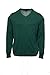 John Ashford Mens Heathered V-Neck Pullover Sweater