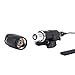 FARMSOLDIER Tactical LED Mini Scout Flashlight， Weaponlights Single Mode Hunting Light with Pressure Switch and Rifle Mount Black
