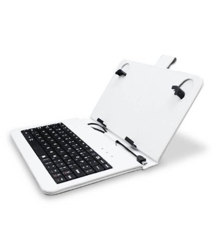 Digital2 9-Inch Keyboard Case, White (ACK900A_WH)