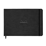 Rhodia Webnotebook, Landscape, A5, Plain - Black