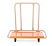 OrangeA Drywall Cart Dolly 3000Lbs Weight Capacity Heavy Duty Drywall Sheet Cart with Four Swivel Casters for Handling Wall Panels (3000Lbs)