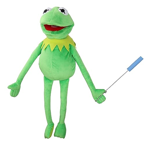 Kermit The Frog Puppet With Control Rod Metal Puppet Set,The Muppets