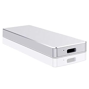 Externe harde schijf, USB 3.1 type C harde schijf sterke opslag HDD 1TB 2TB 3,5TB voor PC, laptop, Mac (1TB-B Silver)