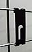 Gridwall Utility Hook For Grid Panel Display - Picture Notch - Box of 100 Pieces - Black