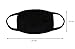 Mouth Mask, Unisex Adult Cotton Blend Ear Loop Face Mask, Anti Dust Warm Ski Cycling Safety K-pop Fashion Mask Various Use With Adjustable Ear Loops for Women Man,Black（1 Pack）