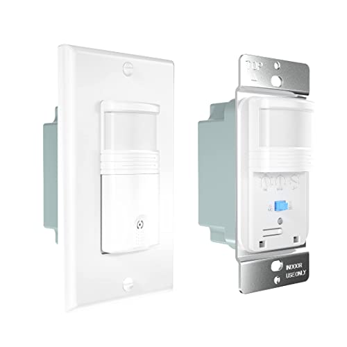 EverElectrix Motion Sensor Light Switch, Neutral Wire Required, Single