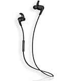 SoundBot® SB555 Bluetooth 4.0 Sports Active Wireless Earbud Headset for 5hrs of Music Streaming & Hands-Free Talking w/ Ergonomic Human Engineering Secure Fit Design,Multi-Point Connection, Premium Audio Driver for Enhanced Sound & Bass Response, CVC 6.0 (Clear Voice Capture) Technology, aptx, Noise Reduction, 180hrs of Standby Time, Built-In Mic, Voice Alert, & More (BLACK)