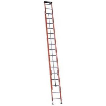 Louisville Ladder 32-Foot Fiberglass Extension Ladder with Pro Top, 300-Pound Capacity, L-3022-32PT