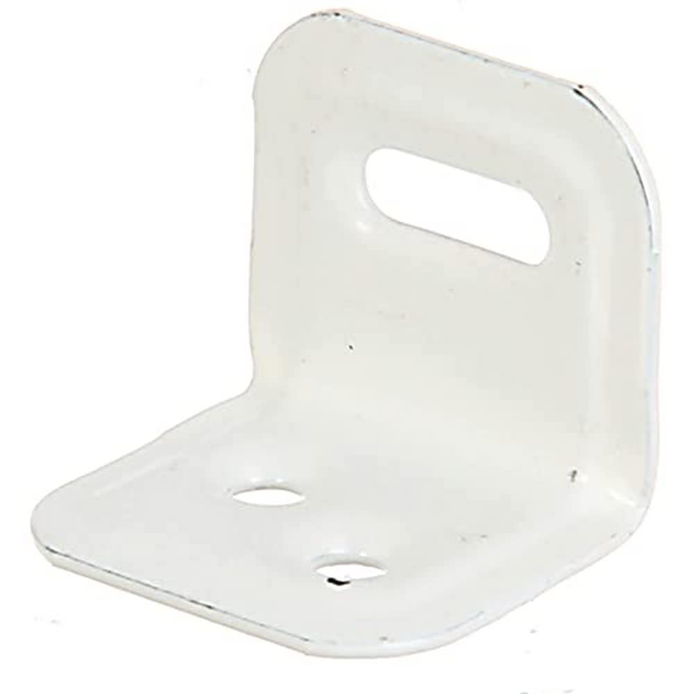 Adjustable Bracket with Slot 25 x 25 x 30 mm White