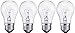 4 Pack 60A15/CL - 60 Watts A15 Incandescent Oven Bulb - Appliance Bulb - Clear Finish - Medium (E26)