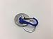 Strong Magnetic Keychain Magnet Clip Key Ring Magnetic Key Rack Key Holder Magnet Metal Keychain Split Ring with Carabiner