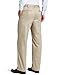 IZOD Men's American Chino Flat Front Straight-Fit Pant, Khaki, 34W x 30L