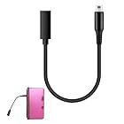 FsGrg 充電ケーブル データケーブル 3DS XL/3DS LL/New 3DS/3DS XL/3DS/New 2DS LL/2DS XL/2DS/DSi/DSi XLなどのモデルと互換性があります USB電源ケーブル 長さ約10cm ブラック