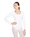 Capezio Women's Cotton Classic Long Sleeve Leotard,White,Large