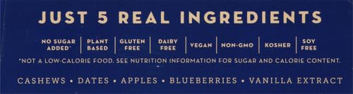 LARABAR BLUEBERRY MUFFIN FRUIT AND NUT BARS, GLUTEN FREE AND VEGAN, 9.6 OZ, 6 CT