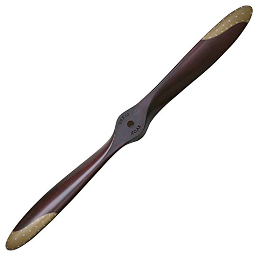XOAR PJWWI Lance 24x6 Dark RC Warbird Airplane Propeller. 24 Inch 2 Blade WWI Giant Scale Wood Prop for Gas Engines