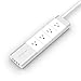 TROND Prime 4-Outlet Power Strip with USB Charger (4-Port Smart, 30W/6A) and 5 Feet Power Cord, Made of Fire-Proof PC & Aluminum