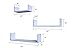 Shelving Solution Set of 3 Floating U Shelves (White)
