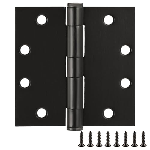 Design House Door Hinges for Interior Doors 9-Pack 4.5-inch x 4.5-inch – Square…