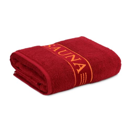 Frottana Sauna Towel, Ruby, 80 x 200 cm