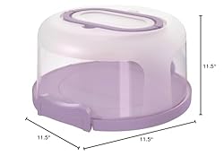 Top Shelf Elements Round Cake Carrier Two Sided
