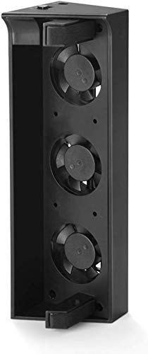 WINGONEER Cooling Fan Console Cooler Smart Thermostat 3 Fans System Station for Sony Playstation 4 Slim, External Temperature Control Pad - Adjustable Turbo Gaming Accessories, Black