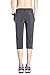 Nonwe Women's Quick Drying Breathable Zipper Pocket Capri Pants